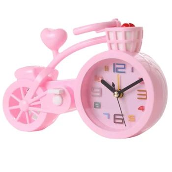 Šarene biciklističke sat-budilica karamela boje, studentske kreativne dekoracije, poslovni poklon, suvenir