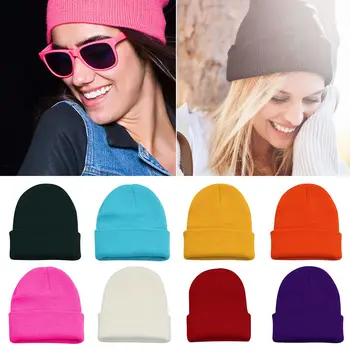 Šarene Zimske kape, Nove kape, вязаная monotono slatka kapa za djevojčice, jesenje ženske kape-bini, topla ženska svakodnevni kapa