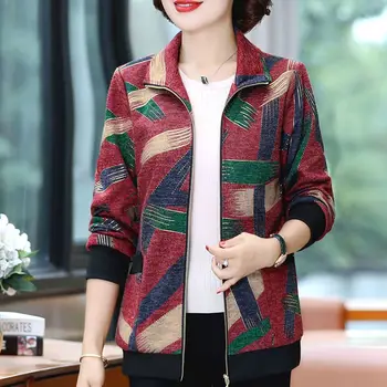 Ženska moda 2023, nova proljeće-jesen korejski jakna zip s džepovima, винтажное svakodnevno slobodno kaput s dugim rukavima i po cijeloj površini, odjeća X85