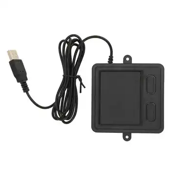 Žični USB-Touchpad Višenamjenski mikrofon visoke osjetljivosti i Dizajn s 2 Gumba, Crni Prijenosni Trackpad za Prijenosno računalo, Stolno Računalo, Kućni Ured, vođa prodaje
