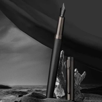 Перьевая ručka HERO Black Forest Extra Fine EF/F, Klasični Dizajn s Sonde, Metalne Olovke za Pisanje od nehrđajućeg Čelika