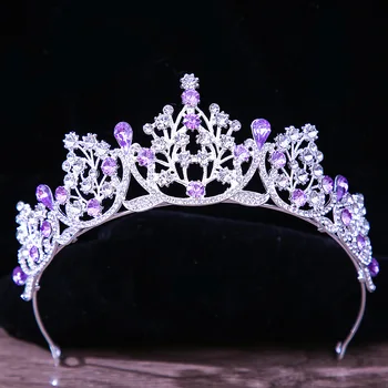 Fotografiranje vjenčanja tijara korejski povez za glavu Luksuzni biseri Crystal Rođendan Labud crown za svadbeni tiaras Crown